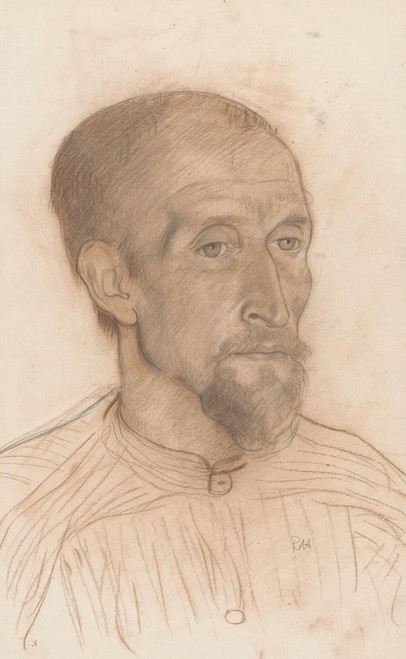 Digital Print - Portret van Petrus Koninks, naar rechts by Richard Nicolas Roland Holst