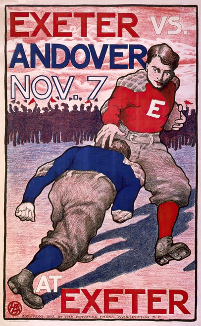 Digital Print - Exeter vs. Andover, Nov. 7 at Exeter by Bristow Adams