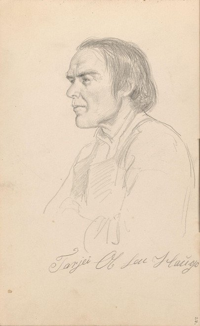 Digital Print - Tarjei Olsen Haugo by Adolph Tidemand