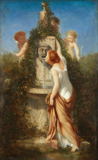Digital Print - The fountain of Venus by Alphonse Isambert