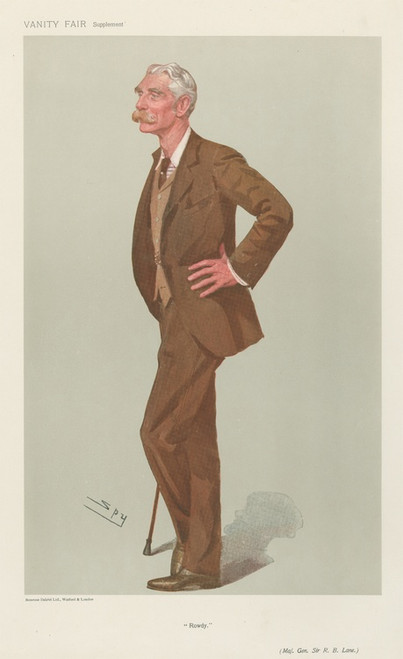 Digital Print - Military and Navy; 'Rowdy', Major General Sir R.B. Lane, March 22, 1906 by Leslie Matthew Ward