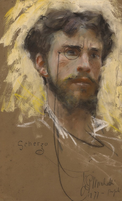 Digital Print - Self-Portrait by Francesco Paolo Michetti