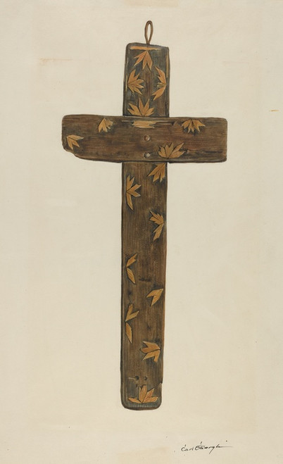 Digital Print - Cross by Carl O'Bergh