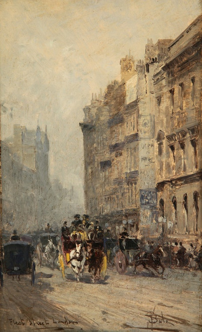 Digital Print - London Street by Paolo Sala