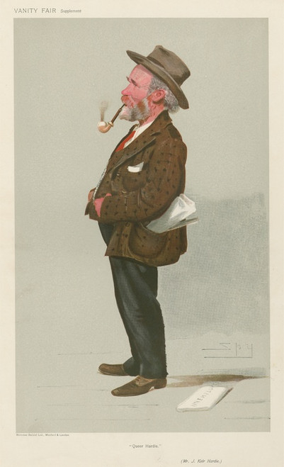 Digital Print - Politicians - 'Queen Hardie'. Mr. J. Keir Hardie. c.1906 by Leslie Matthew Ward