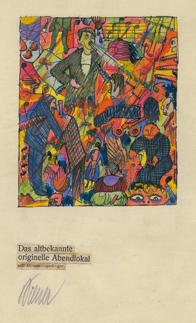 Digital Print - Das altbekannte originelle Abendlokal by Karl Wiener