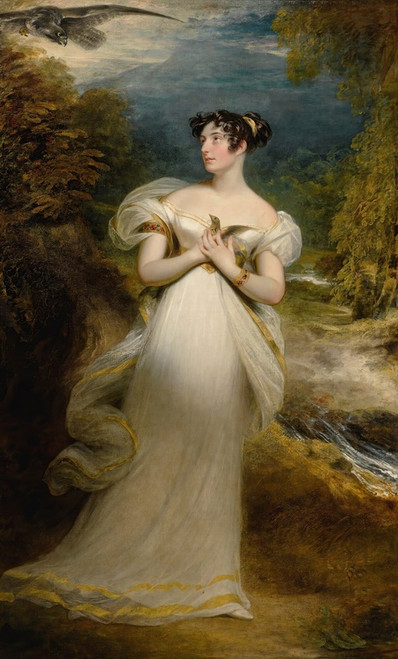Digital Print - Portrait Of Miss Mary Payne by Sir William Beechey