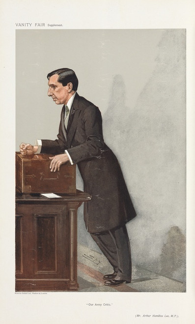 Digital Print - Politicians - 'Our Army Critic.' Mr. Arthur Hamilton Lee. 23 January 1907 by Leslie Matthew Ward