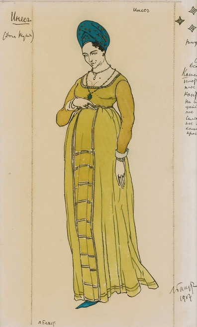 Digital Print - Costume Design For Don Juan I by Lon Bakst