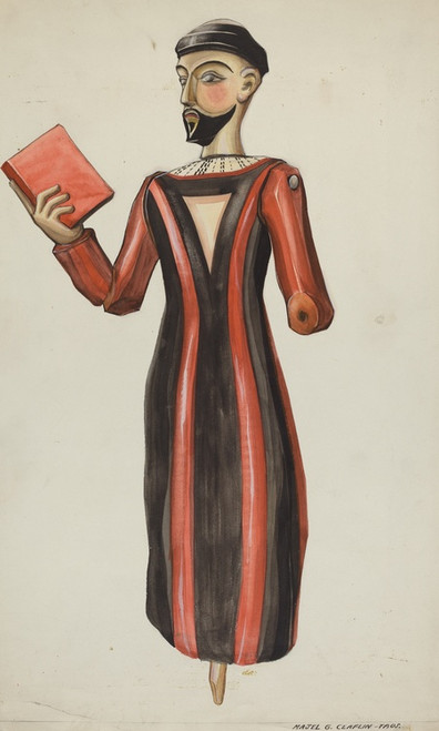 Digital Print - Bulto, St. Francis by Majel G. Claflin