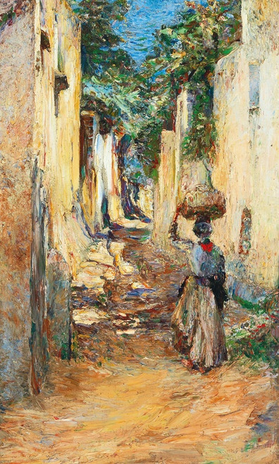 Digital Print - Piccola Strada by Leontine von Littrow Digital Print - Piccola Strada by Leontine von Littrow