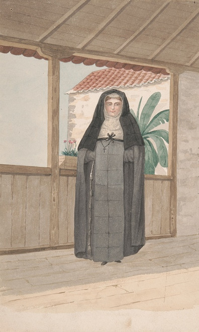 Digital Print - Nun of the Order of Santa Clara by Alfred Diston
