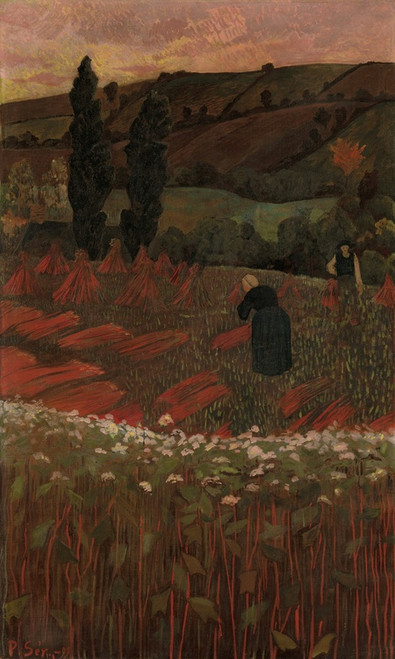 Digital Print - The Harvest of Buckwheat by Paul Srusier
