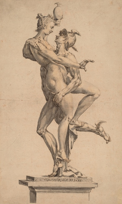 Digital Print - after Jan Muller, Mercury Abducting Psyche by Michael Philip I Digital Print - after Jan Muller, Mercury Abducting Psyche by Michael Philip I