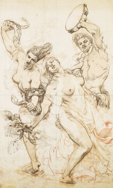 Digital Print - Projet de dcor pour le foyer de la Danse  l'Opra Garnier, Paris by Gustave Boulanger