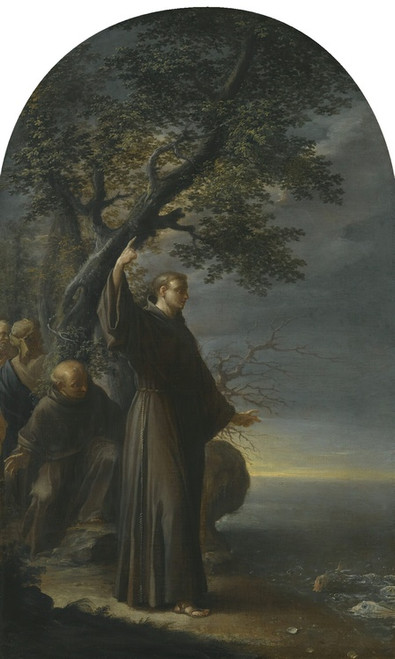 Digital Print - SaintAnthony Of Padua Preaching To The Fish by Francesco Trevisani