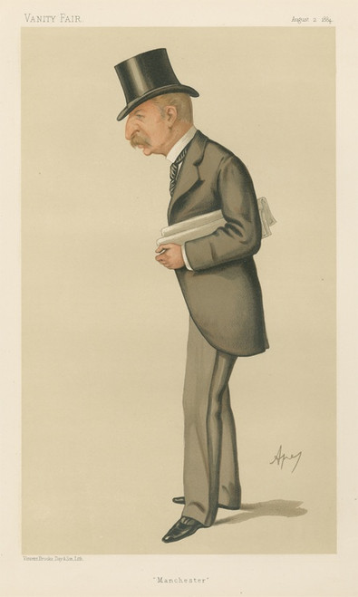 Digital Print - Politicians - 'Manchester'. Mr. John Skagg. 2 August 1884 by Carlo Pellegrini