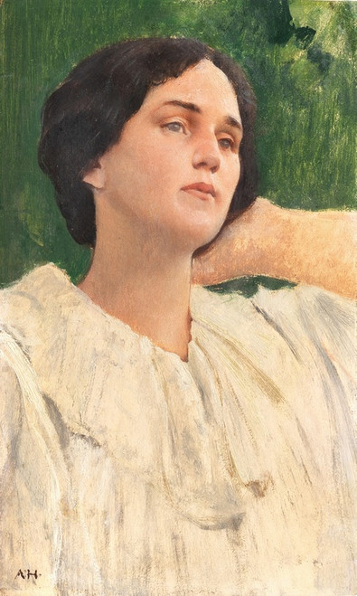 Digital Print - Portrait of the Artists Wife by Adolf Hiremy-Hirschel Digital Print - Portrait of the Artists Wife by Adolf Hiremy-Hirschel