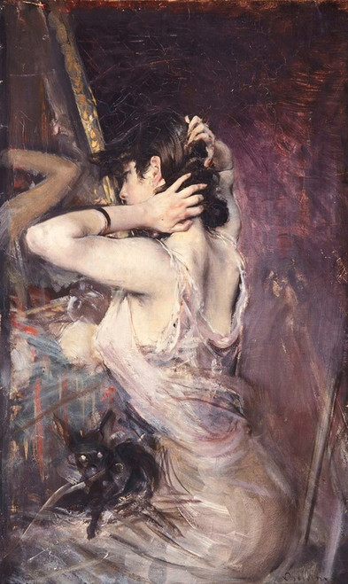 Digital Print - La Toilette by Giovanni Boldini