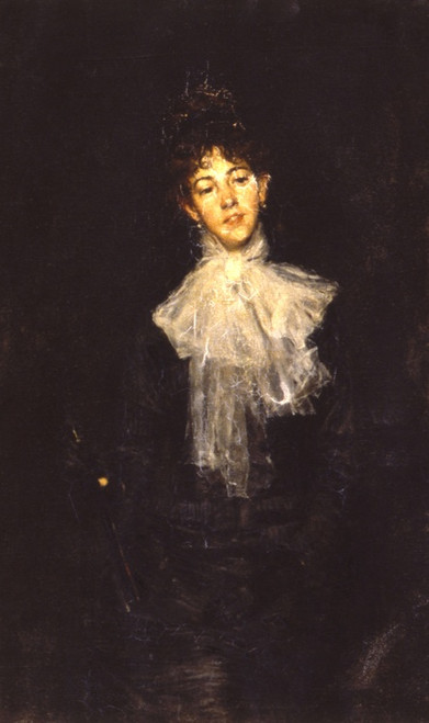 Digital Print - A Lady In Black by Kenyon Cox