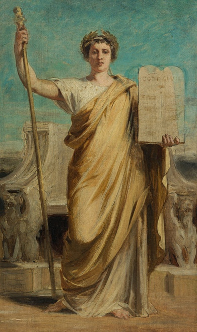 Digital Print - La Loi by Achille Louis Joseph Sirouy
