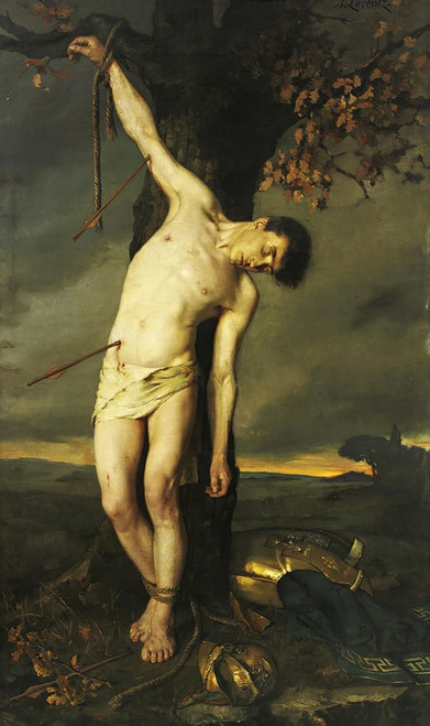 Digital Print - Saint Sebastian by Alcide-Joseph Lorentz