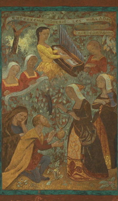 Digital Print - Antilachi gurit les malades par chansons by Paul Srusier