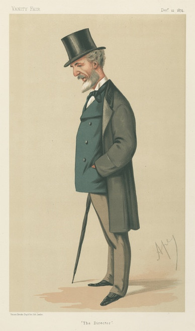 Digital Print - Explorers and Inventors. 'The Director'. Lord William Hay. 12 December 1874 by Carlo Pellegrini