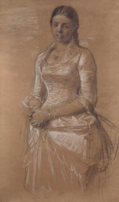 Digital Print - Portrait of Frederikke Tuxen by Peder Severin Kryer