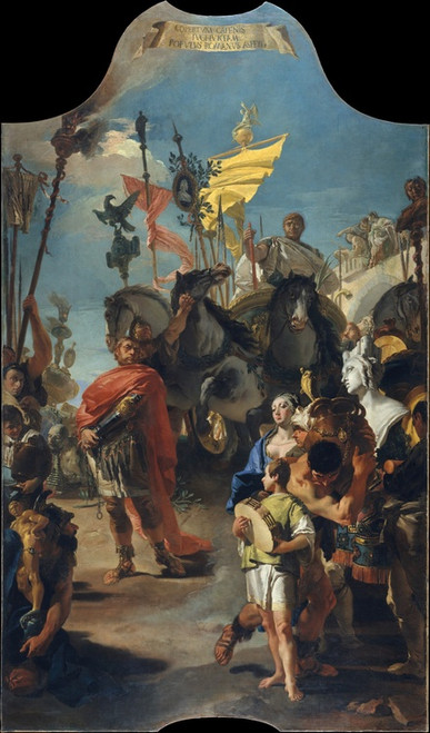 Digital Print - The Triumph of Marius by Giovanni Battista Tiepolo