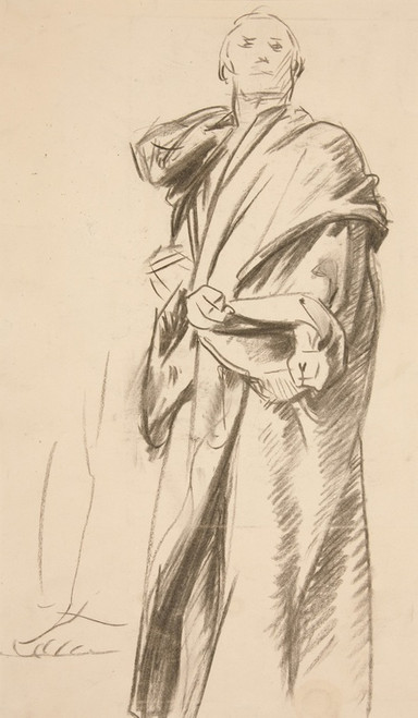 Digital Print - Draped StandingFigure by John Singer Sargent