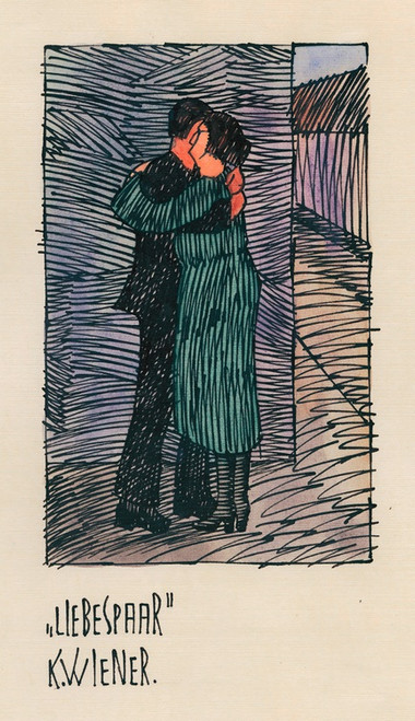 Digital Print - Liebespaar by Karl Wiener
