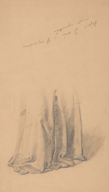 Digital Print - Study of lower part of the robe of Bishop Piotr Wysz for the painting 'Queen Jadwiga's Oath' by Jzef Simmler