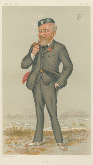 Digital Print - Politicians - 'Roger' Sir Roger Willaim Henry Palmer'. 31 January 1880 by Leslie Matthew Ward