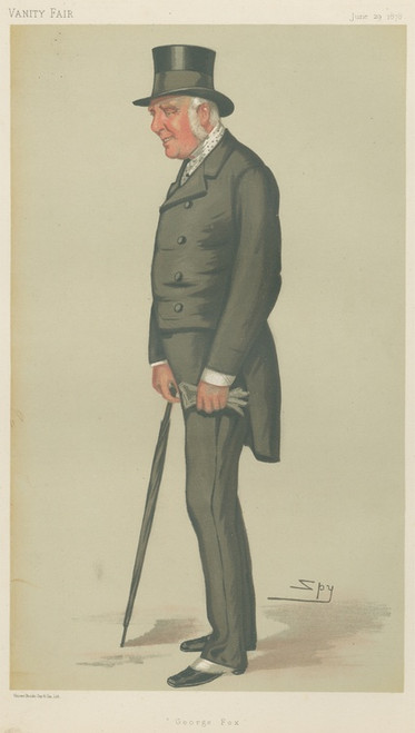 Digital Print - Turf Devotees; 'George Fox', George Lane-Fox of Bramham, January 29, 1878 by Leslie Matthew Ward