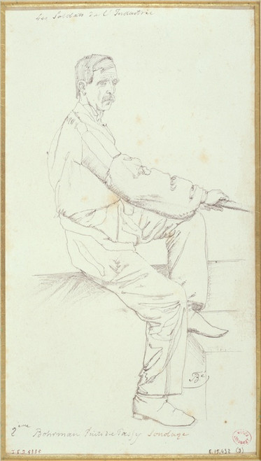 Digital Print - Les soldats de l'industrie', deuxime foreur du puits de Passy (1855-1861) by Ignace Franois Bonhomme