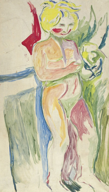Digital Print - Alma Mater, Standing Child by Edvard Munch