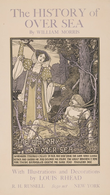 Digital Print - The history of over sea by William Morris by Louis Rhead