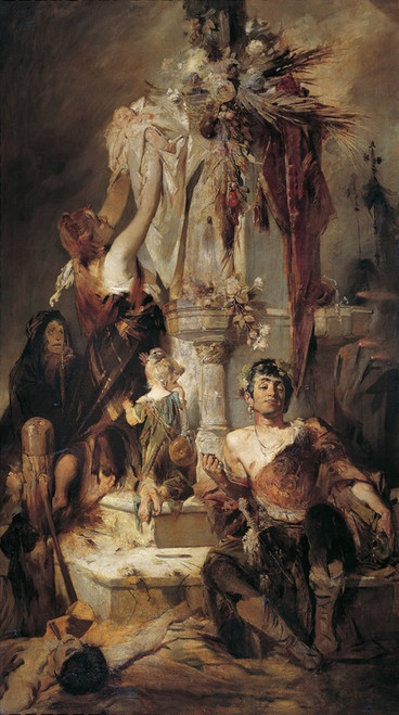 Digital Print - Ancient Victim Scene by Hans Makart