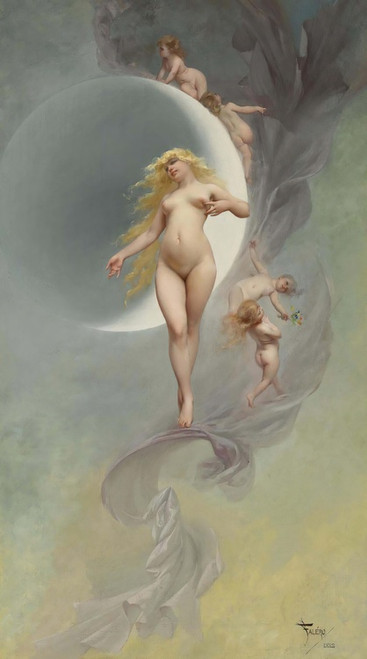 Digital Print - The Planet Venus by Luis Ricardo Falero