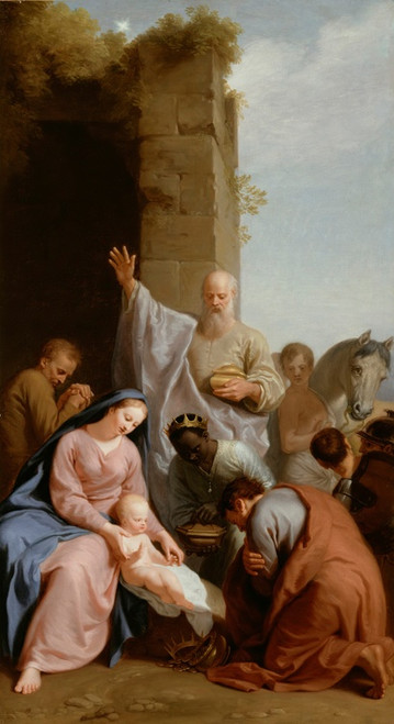 Digital Print - Adoration of the Magi by Henri Antoine de Favanne