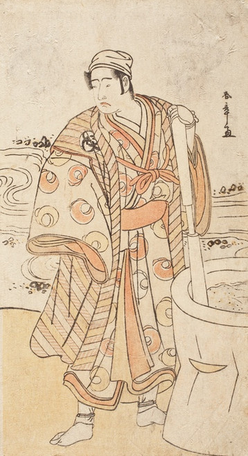 Digital Print - Band Mitsugor I as the Spirit of an Egret Disguised as Cotton Maker Megamagosabur by Katsukawa Shunsh