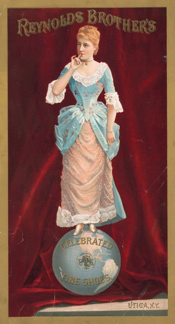 Digital Print - Reynolds Brother's celebrated fine shoes, Utica, NY by Julius Bien