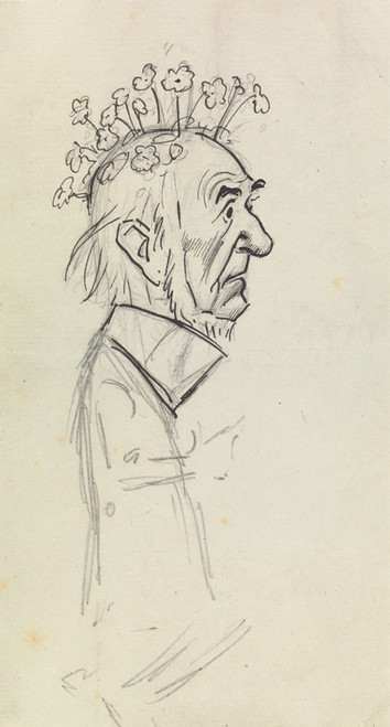 Digital Print - Caricature Portrait of Gladstone by Philip William May