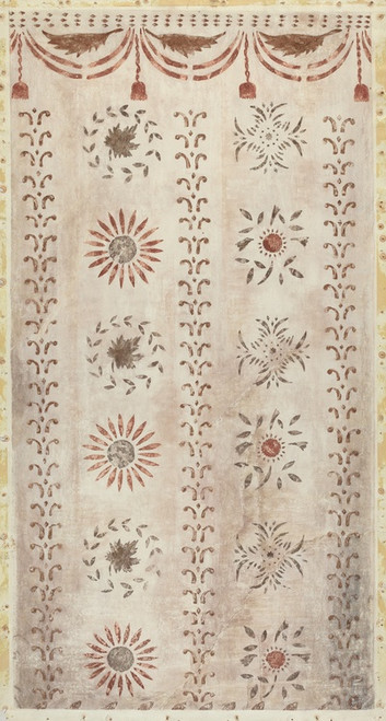 Digital Print - Stencilled Wall by Mildred E. Bent
