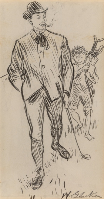Digital Print - The Serio-comic Governess by William James Glackens