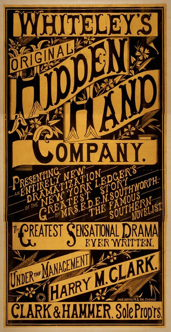 Digital Print - Whiteley's Original Hidden Hand Company by Jno. B. Jeffery