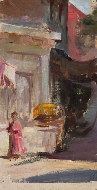 Digital Print - Street fragment. From the journey to Constantinople by Jan Cigliski