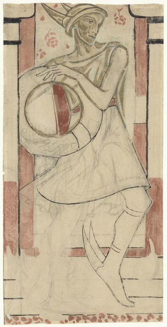 Digital Print - Mercurius, ereteken voor trouwe dienst, Calv, Delft by Richard Nicolas Roland Holst