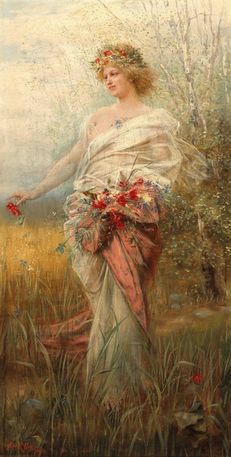 Digital Print - Flora by Alexander Demetrius Goltz